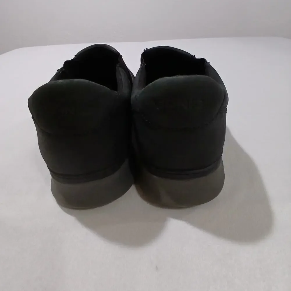 Vionic Shoes Mens 8 Khai Sneaker Black Slip On Loafer Weather Resistant Nubuck